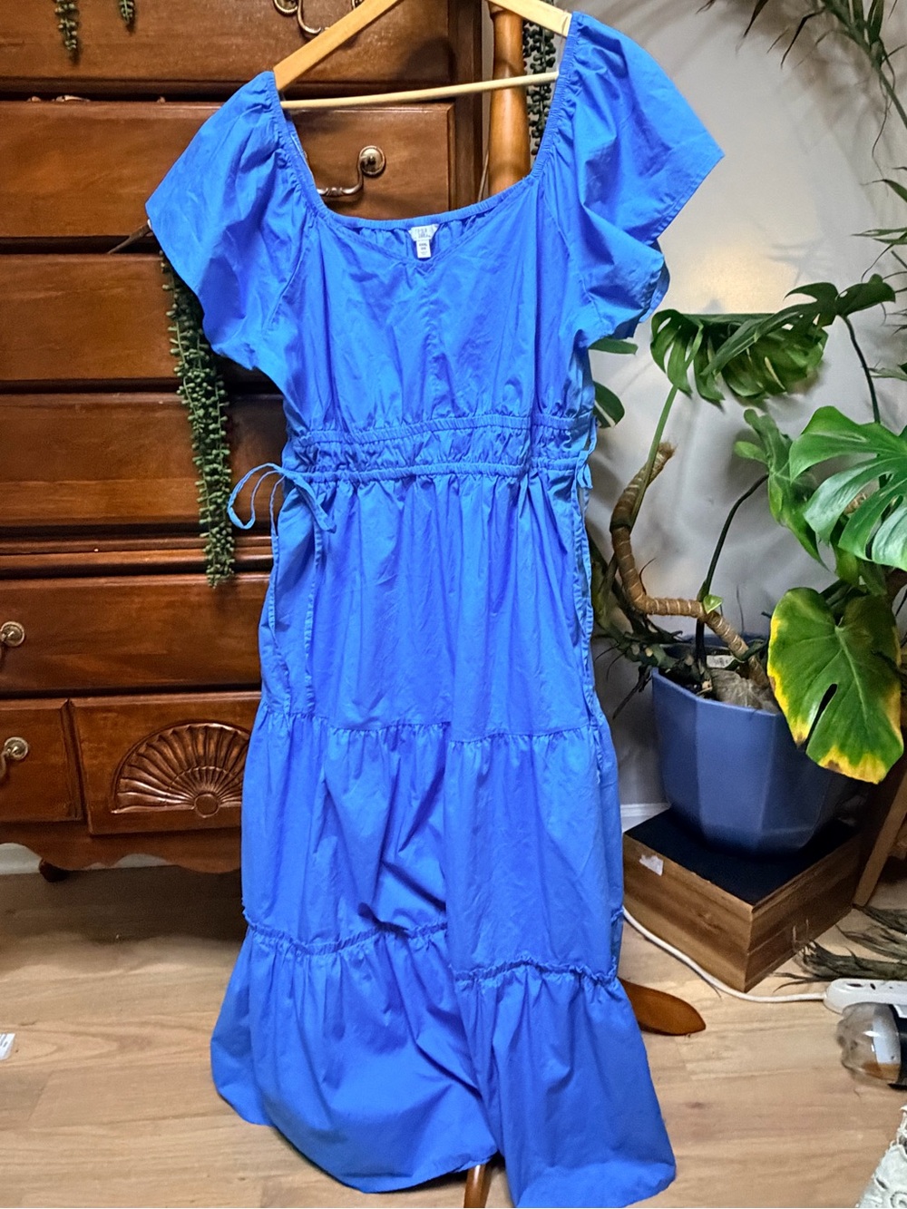 Time and Tru Royal Blue Maxi Dress
